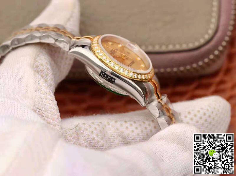 Replica R01ex Lady Datejust 28MM 1:1 Best Edition Swiss NH05 Movement Plating 18K Gold Dial
