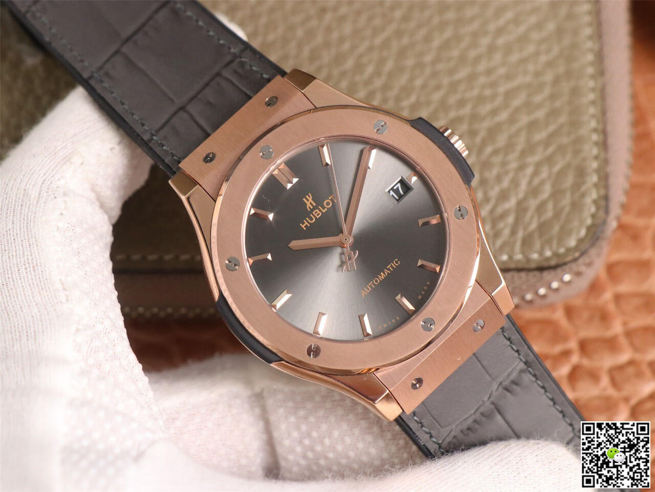 Replica Hublot Classic Fusion 511.OX.7081.LR 1:1 Best Edition WWF Factory Dark Gray Dial