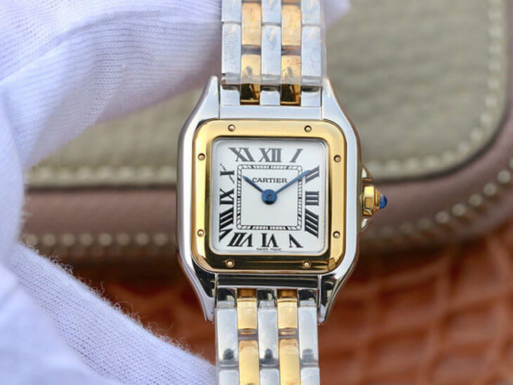 Replica Panthere De Ca*t1er W2PN0006 1:1 Best Edition 8848 Factory White Dial