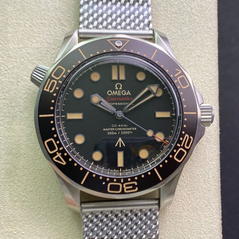 Replica 0me*ga Seamaster Diver 300M 007 Edition 210.90.42.20.01.001 1:1 Best Edition OR Factory Black Dial