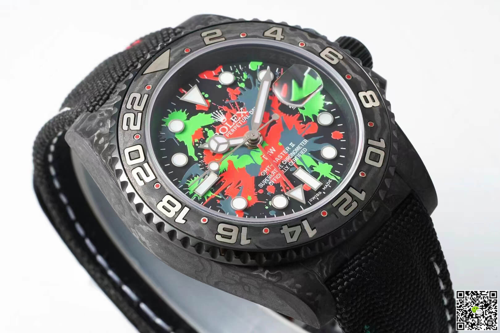 Replica R01ex GMT-MASTER II Diw 1:1 Best Edition Carbon Fiber Color Dial