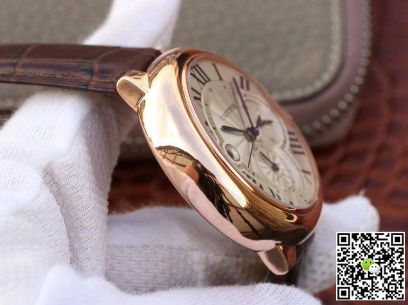 Replica Ballon Bleu De Ca*t1er W6920074 ZF Factory Men Watches 1:1 Best Edition Swiss ETA7750 White Textured Dial