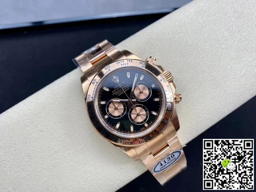 Replica R01ex Cosmograph Daytona M116505-0008 1:1 Best Edition Clean Factory Rose Gold