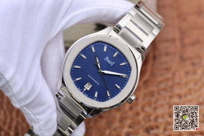 Replica Piaget Polo  S G0A41002 MKS Factory 1:1 Best Edition Blue Textured Dial On Stainless Steel Bracelet Swiss ETA 1110