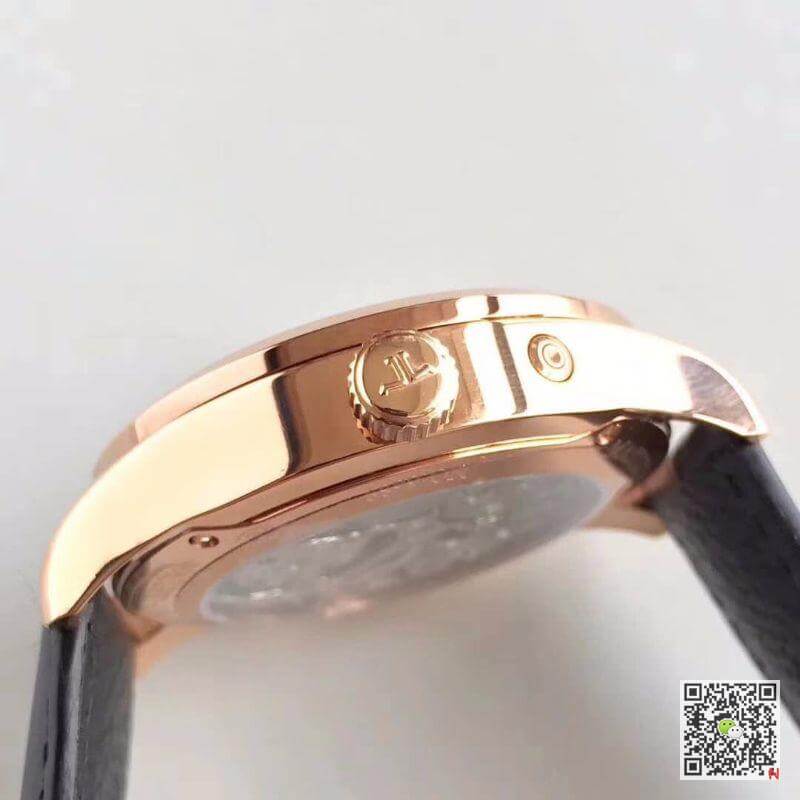 Replica Jaeger-LeCoultre Master Grande Tradition Tourbillon Men Watches 1:1 Best Edition Swiss Tourbillon 18K Rose Gold White Dial