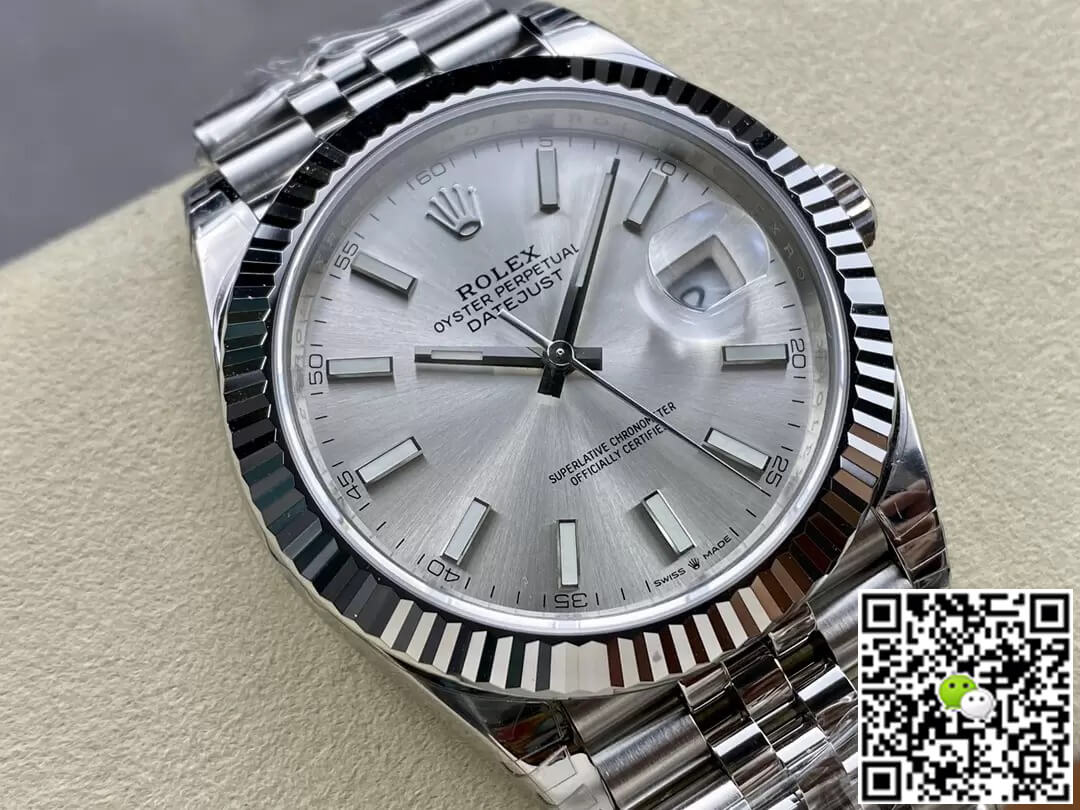 Replica R01ex Datejust M126334-0004 1:1 Best Edition VS Factory Silver Dial