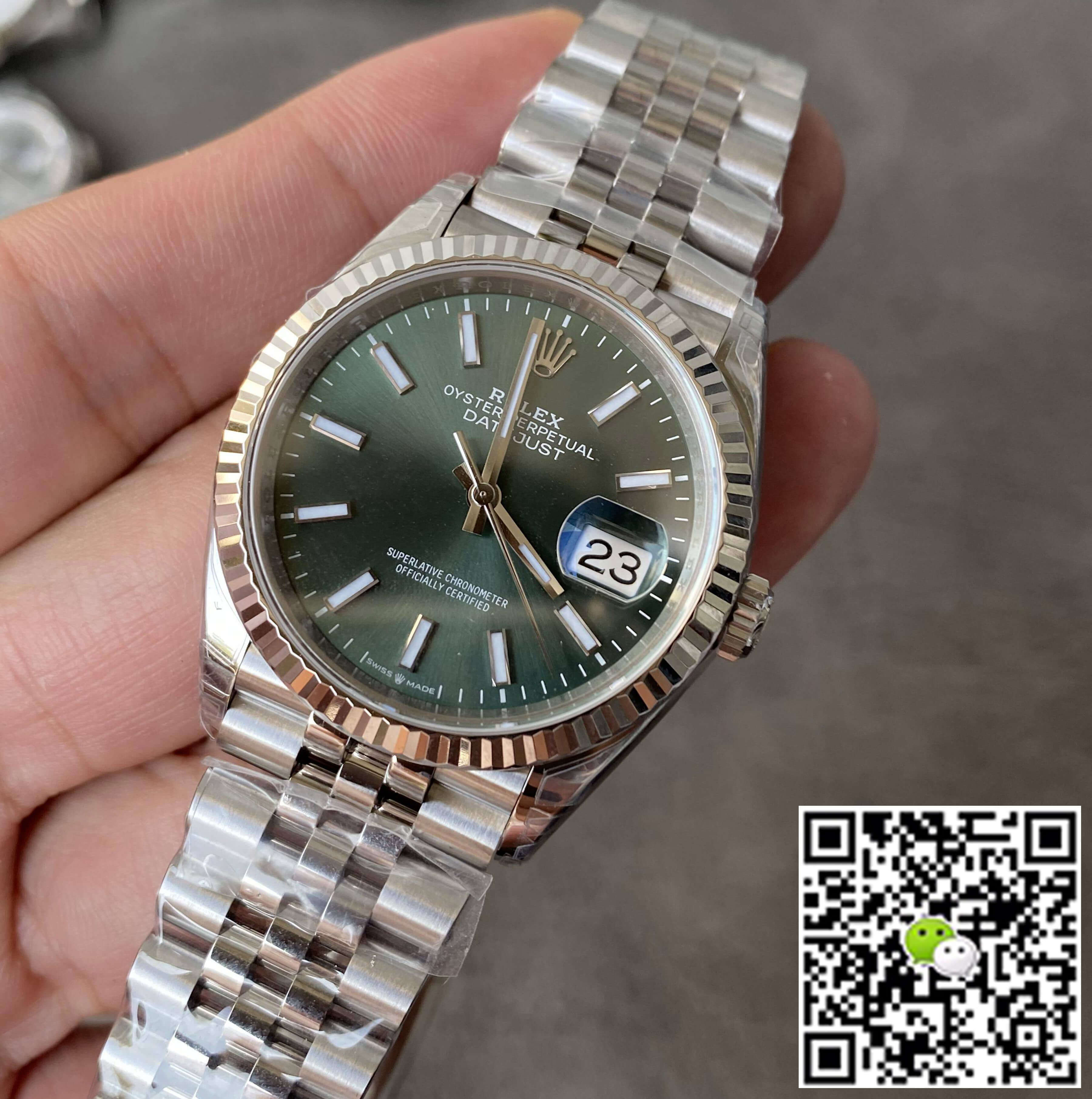 Replica R01ex Datejust M126234-0051 36MM 1:1 Best Edition VS Factory Steel Strap