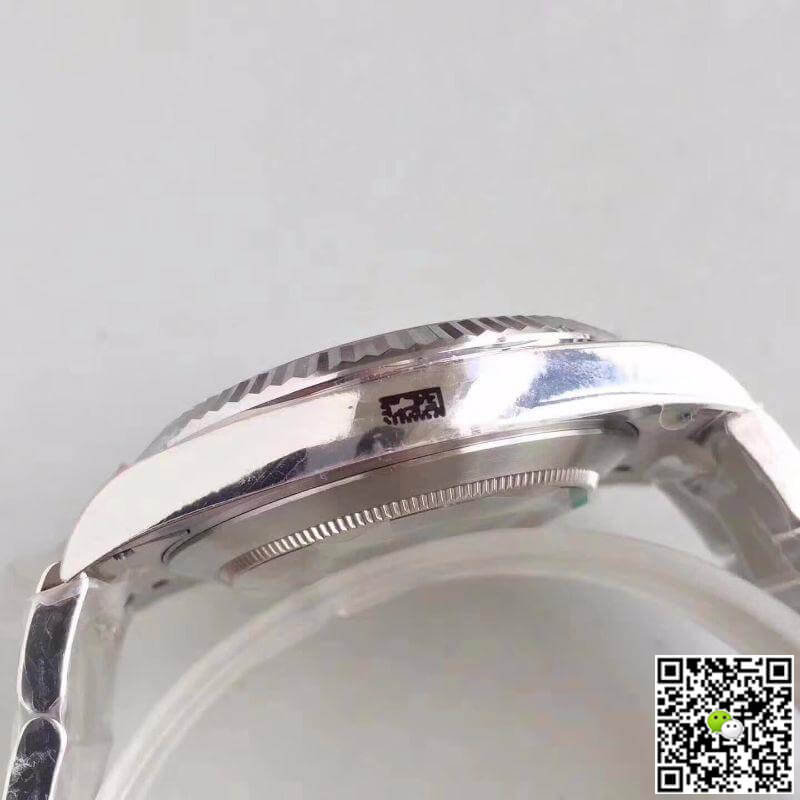R01ex Dupe Datejust II 116334-0009 1:1 Best Edition Swiss ETA2836 Silver Dial D1am0nd Marker