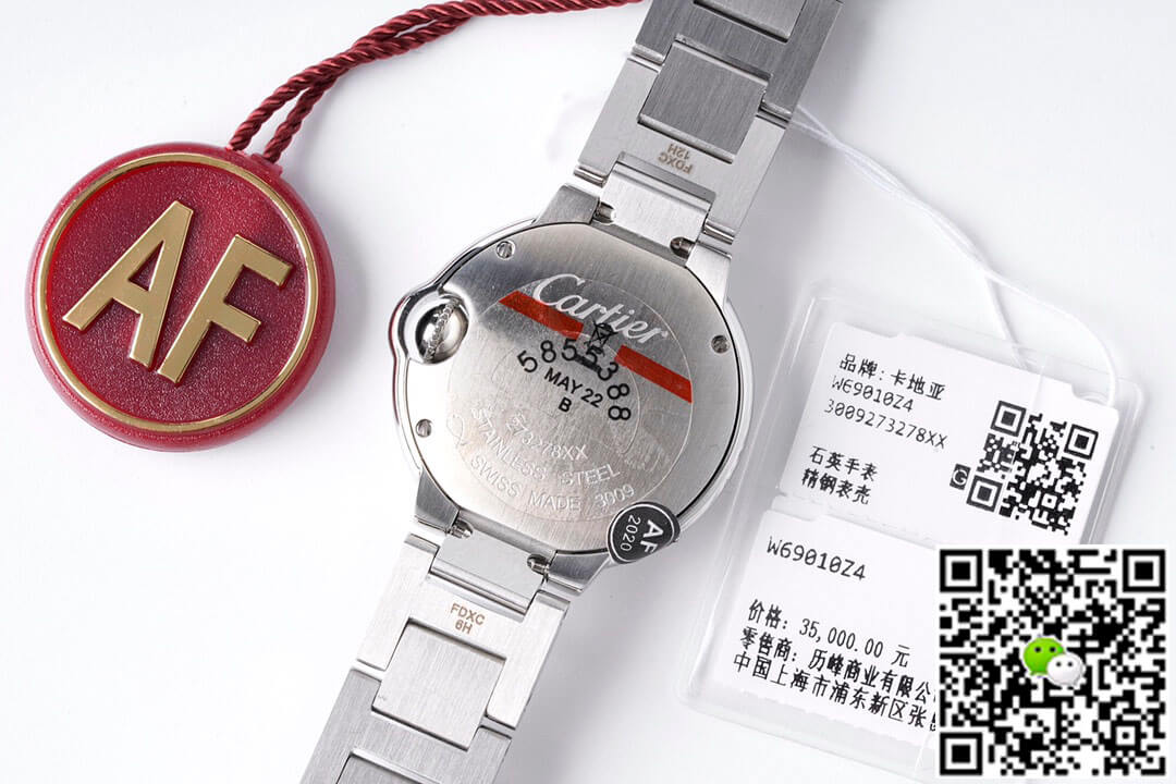 Replica Ballon Bleu De Ca*t1er 28MM 1:1 Best Edition AF Factory Mother-Of-Pearl Dial