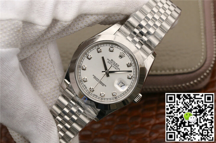 Replica R01ex Datejust M126300 1:1 Best Edition EW Factory D1am0nd-set Dial