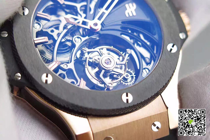 Replica Hublot Big Bang Hollow Tourbillon 1:1 Best Edition Swiss Manual Winding Tourbillon Movement