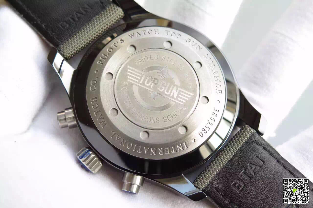 Replica IWC Pilot IW388002 1:1 Best Edition V6 Factory Ceramics Charcoal Gray Dial