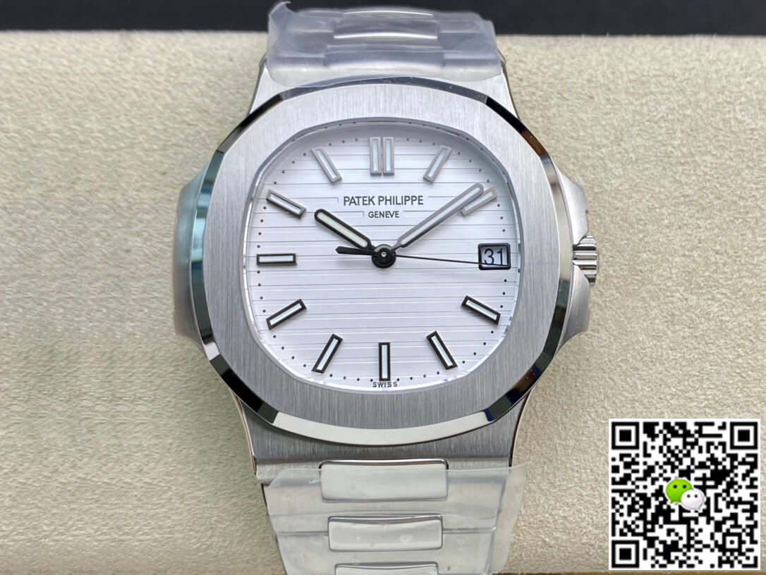 Replica Pat*k Phi1i*pe Nautilus 5711/1A-011 1:1 Best Edition 3K Factory White Dial