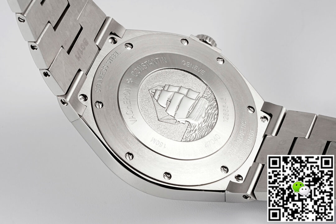 Replica Vacheron C0nstan1n Overseas 47040 1:1 Best Edition PPF Factory Stainless Steel Strap