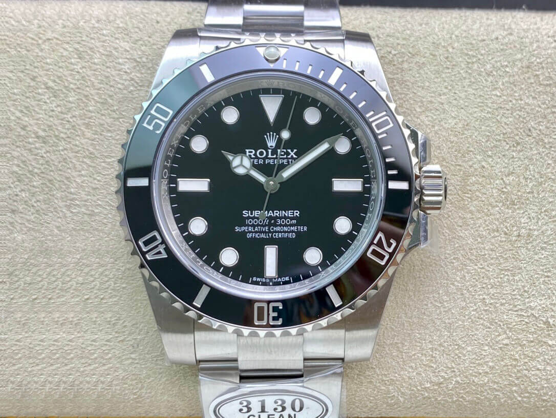 R01ex Submariner Replica 114060-97200 1:1 Best Edition Clean Factory V4 Black Dial