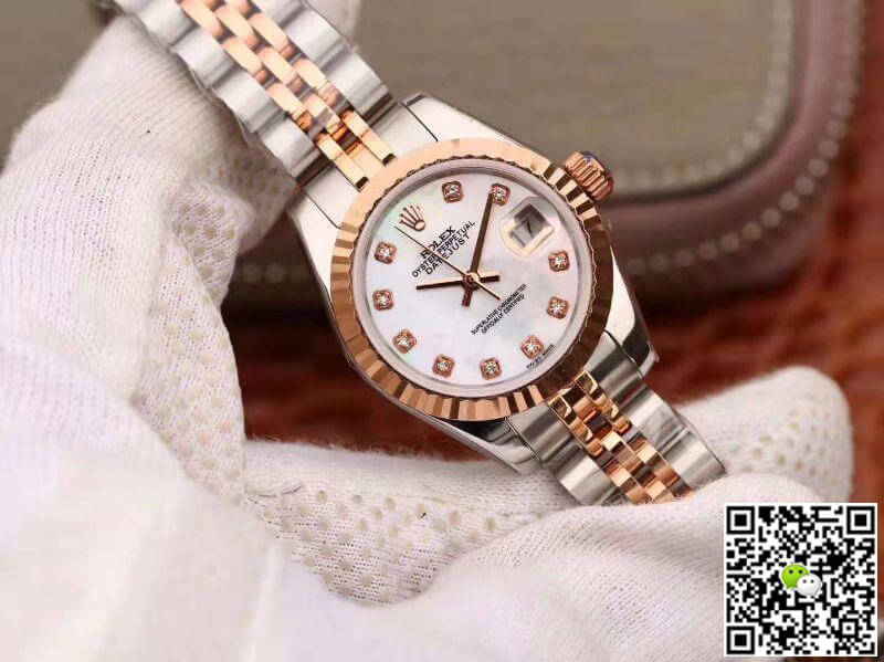 Replica R01ex Lady Datejust 28MM 1:1 Best Edition Swiss NH05 Rose Gold Plated