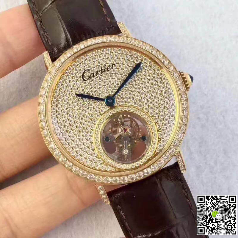 Replica Ca*t1er Rotonde Tourbillon 1:1 Best Edition Swiss Tourbillon