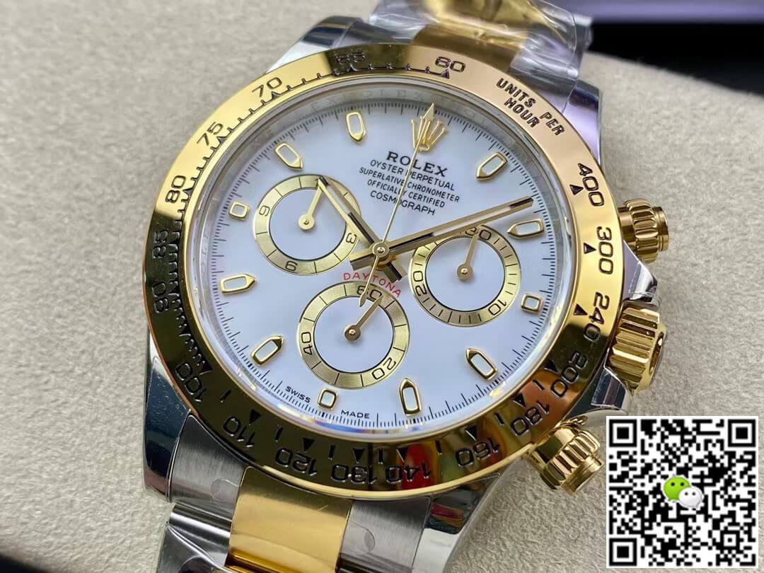 Replica R01ex Daytona M116503-0001 1:1 Best Edition BT Factory White Dial