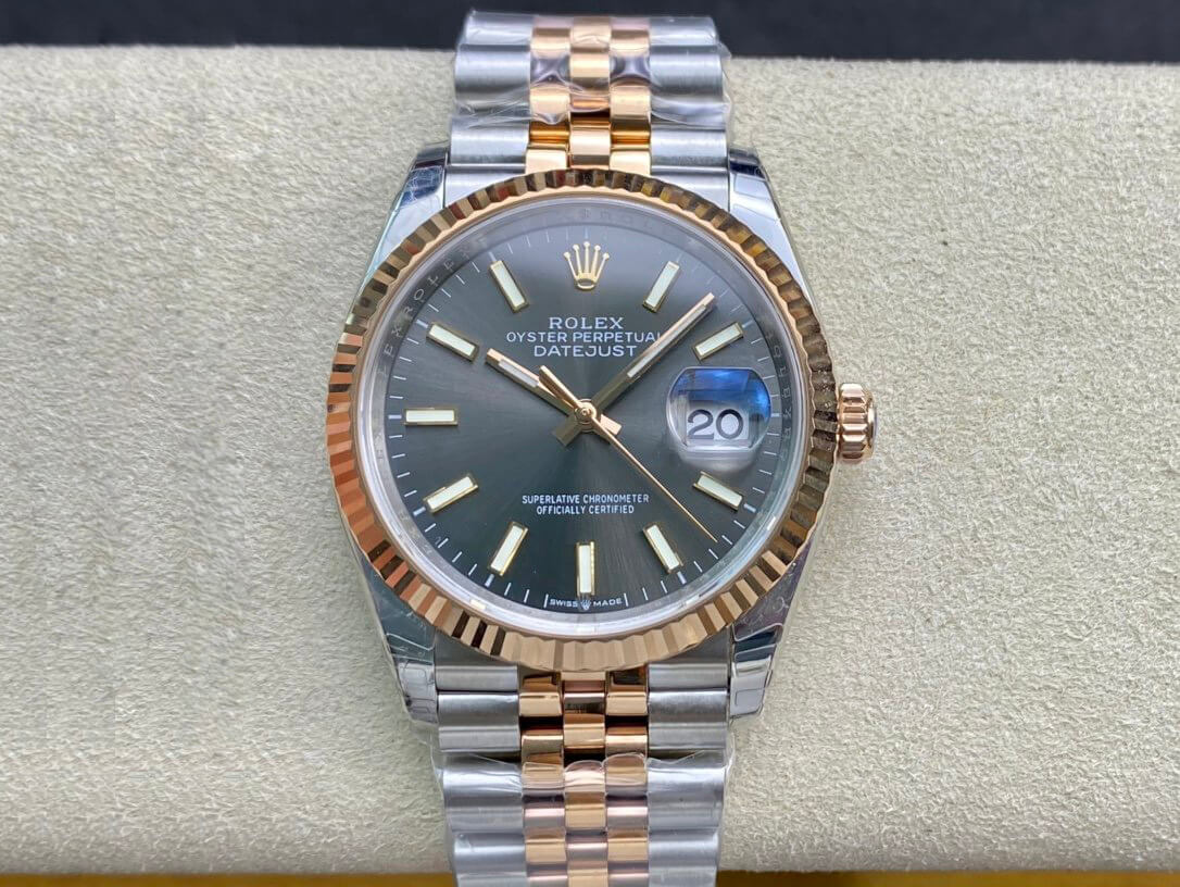 Replica R01ex Datejust M126231-0013 1:1 Best Edition EW Factory Grey Dial
