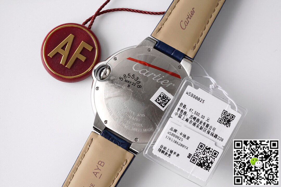 Replica Ballon Bleu De Ca*t1er 42MM WSBB0027 1:1 Best Edition AF Factory Blue Dial