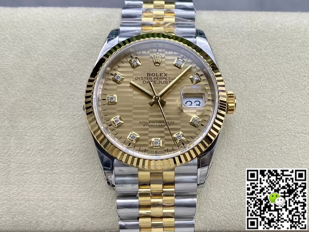 Replica R01ex Datejust M126233-0045 36MM 1:1 Best Edition VS Factory D1am0nd Dial