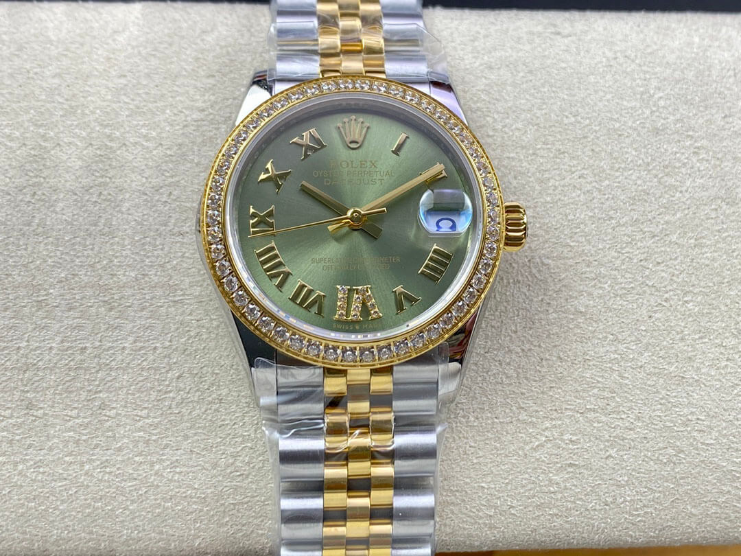Replica R01ex Datejust M278383RBR-0016 31MM 1:1 Best Edition EW Factory Green Dial
