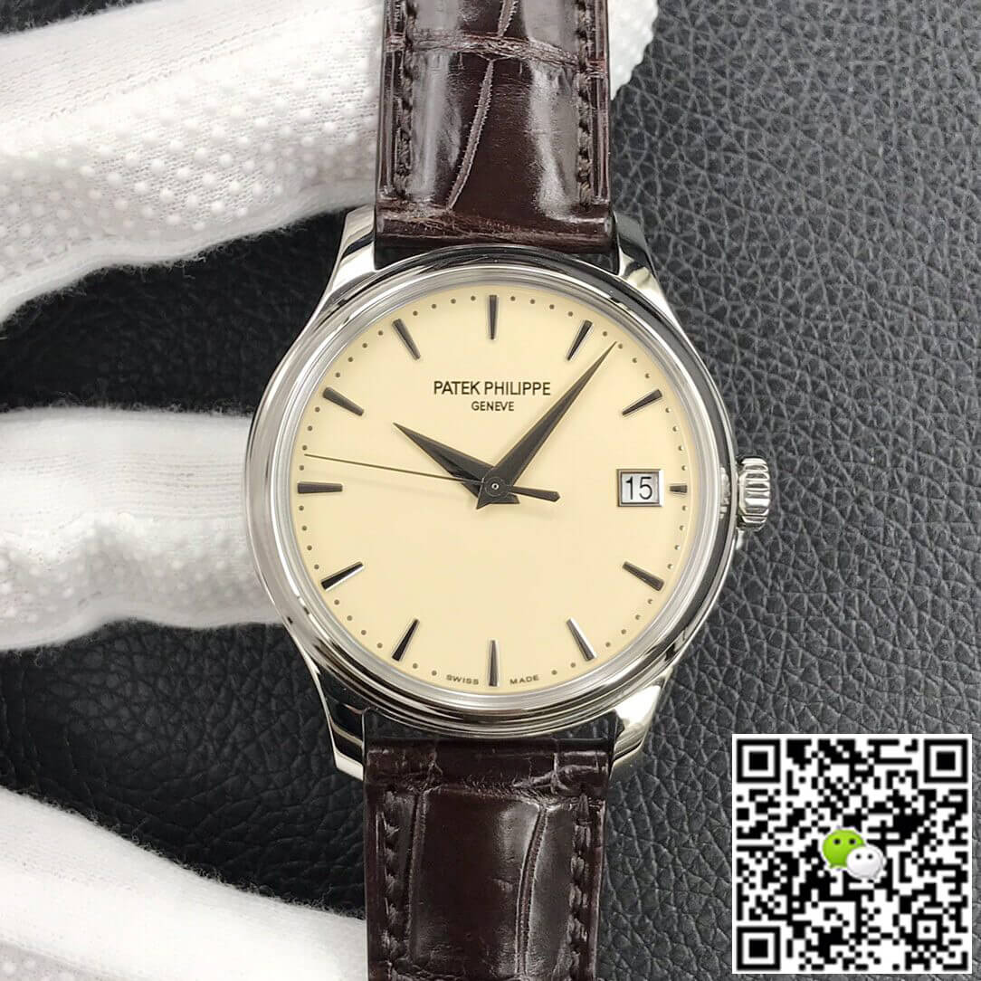 Replica Pat*k Phi1i*pe Calatrava 5227G-001 1:1 Best Edition 3K Factory Leather Strap