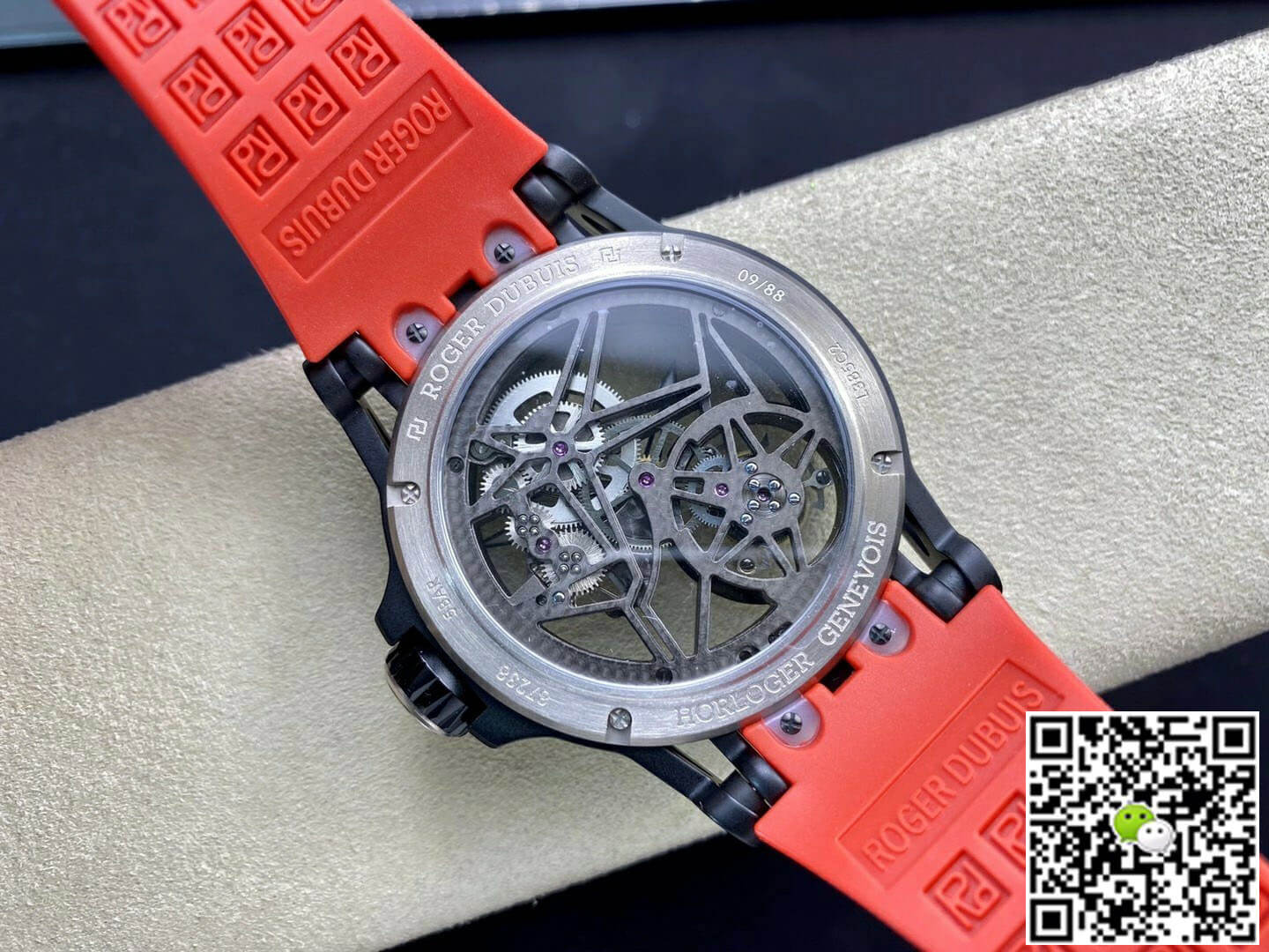 Replica Roger Dubuis Excalibur RDDBEX0549 1:1 Best Edition BBR Factory Tourbillon Skeleton Dial