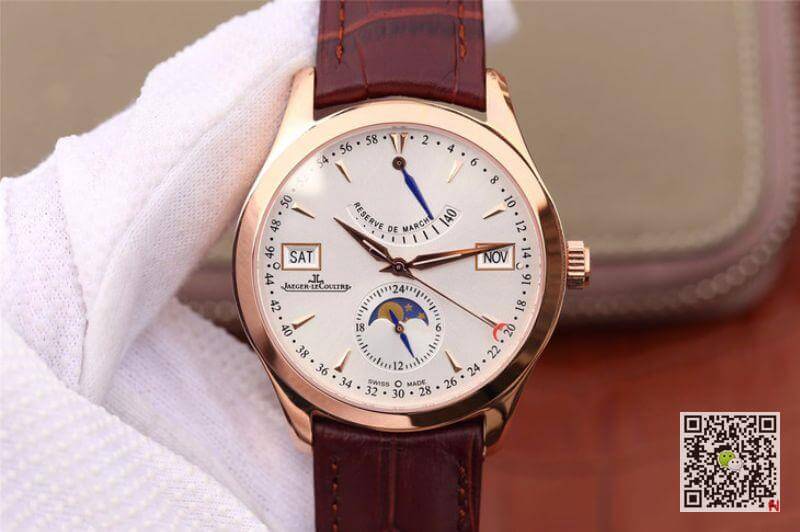 Replica Jaeger-LeCoultre Master Calendar Men Watches 1:1 Best Edition Swiss ETA866 White Dial