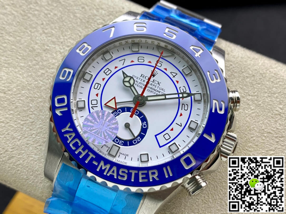 Replica R01ex Yacht-Master M116680-0002 1:1 Best Edition JF Factory White Dial
