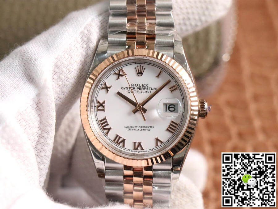 Replica R01ex Datejust M126231-0015 1:1 Best Edition EW Factory White Dial