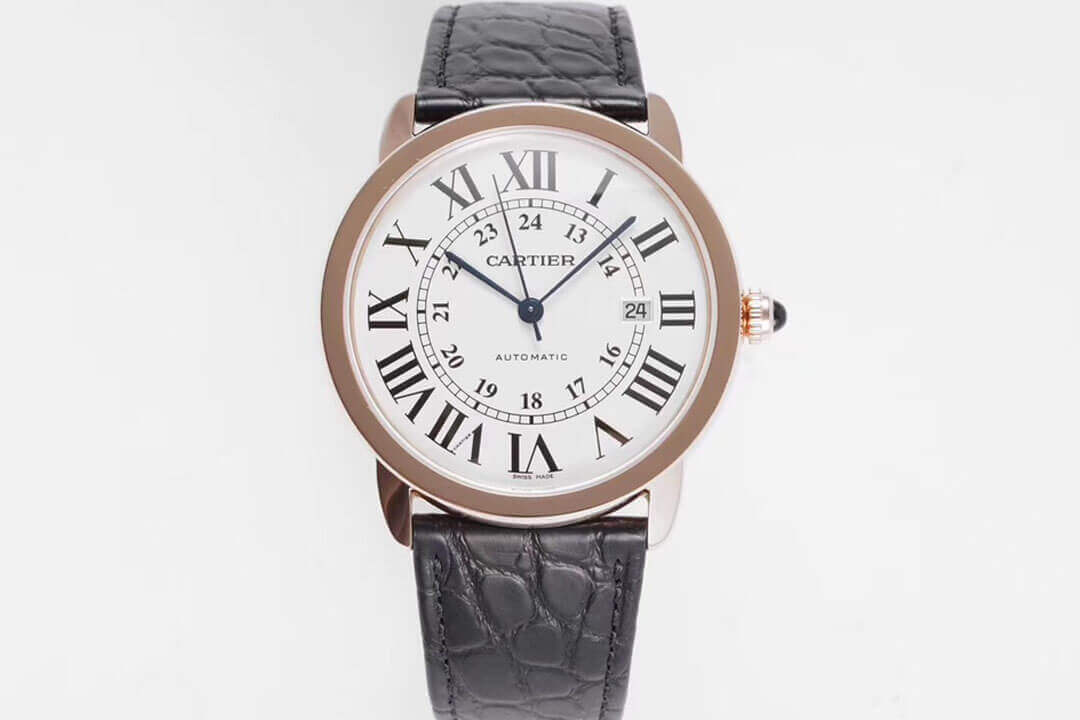 Replica RONDE DE Ca*t1er W6701009 1:1 Best Edition AF Factory White Dial