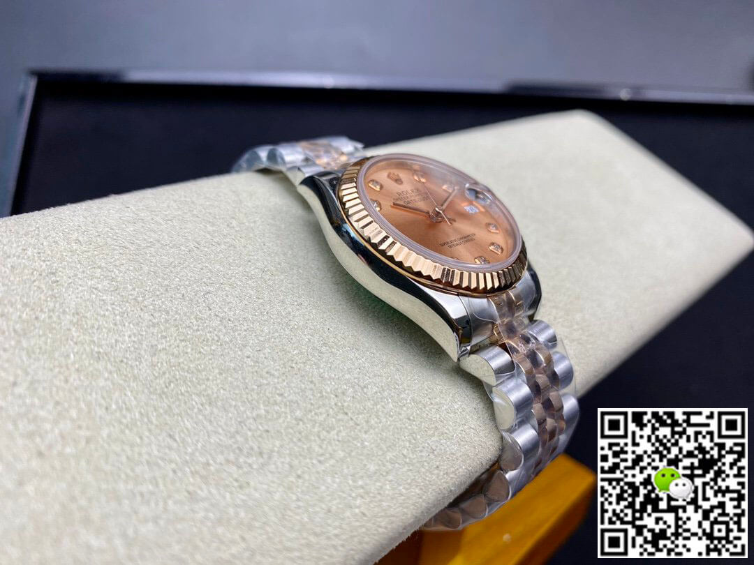 Replica R01ex Datejust M278271-0024 31MM 1:1 Best Edition EW Factory Rose Gold Dial