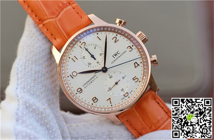 Replica IWC Portuguese ZF Factory 1:1 Best Edition Orange Strap