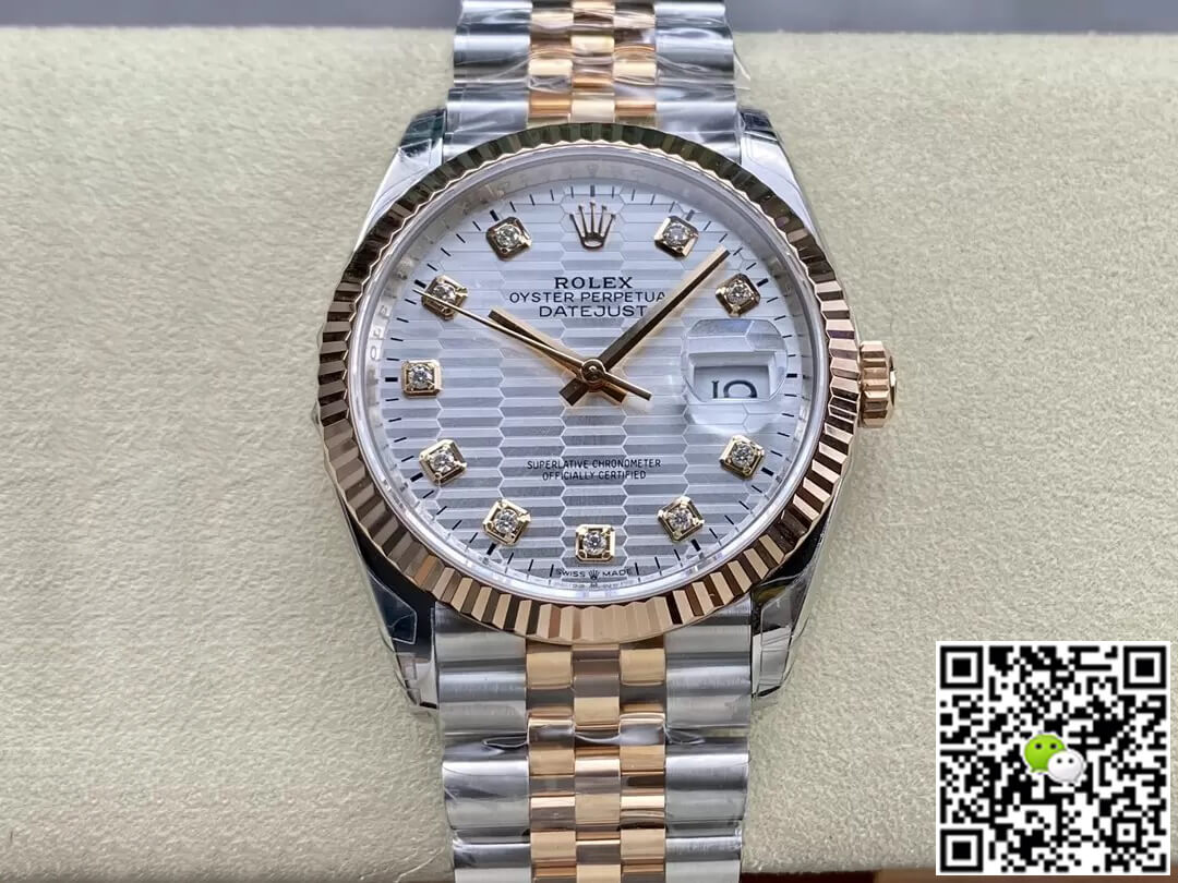 Replica R01ex Datejust M126231-0039 36MM 1:1 Best Edition VS Factory Silver Dial
