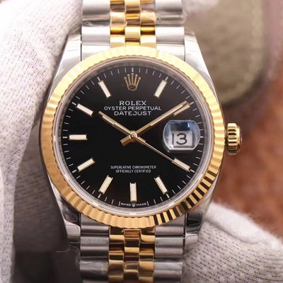 Replica R01ex Datejust 126233 1:1 Best Edition Black Dial