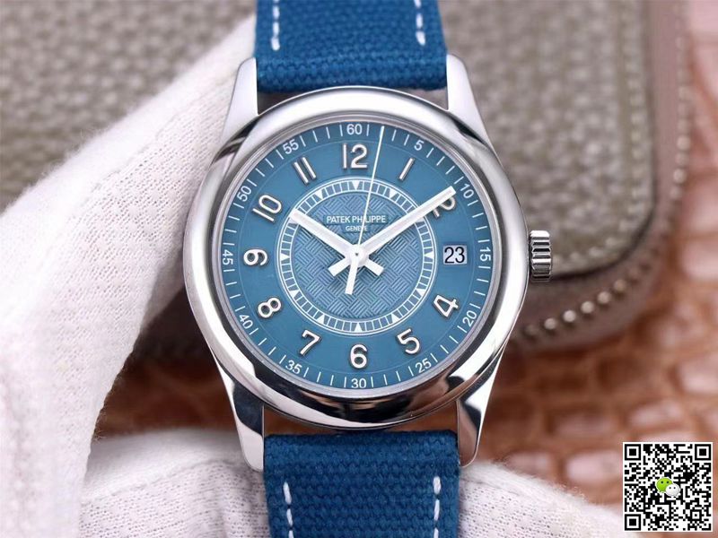 Replica Pat*k Phi1i*pe Calatrava 6007A-001 1:1 Best Edition ZF Factory Blue Dial