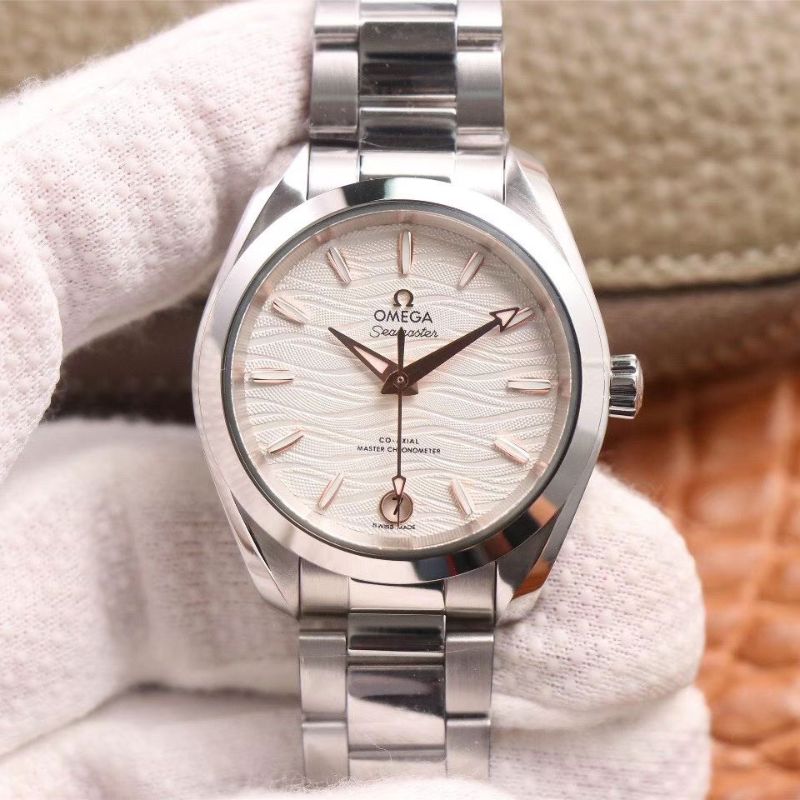 Replica 0me*ga Seamaster 220.10.38.20.02.002 Aqua Terra 150M 1:1 Best Edition VS Factory White dial Swiss 8800