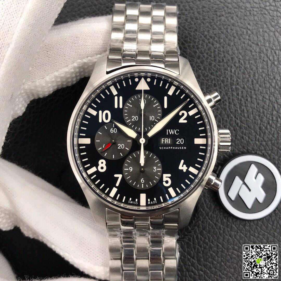 Replica IWC Pilot IW377710 1:1 Best Edition ZF Factory Black Dial