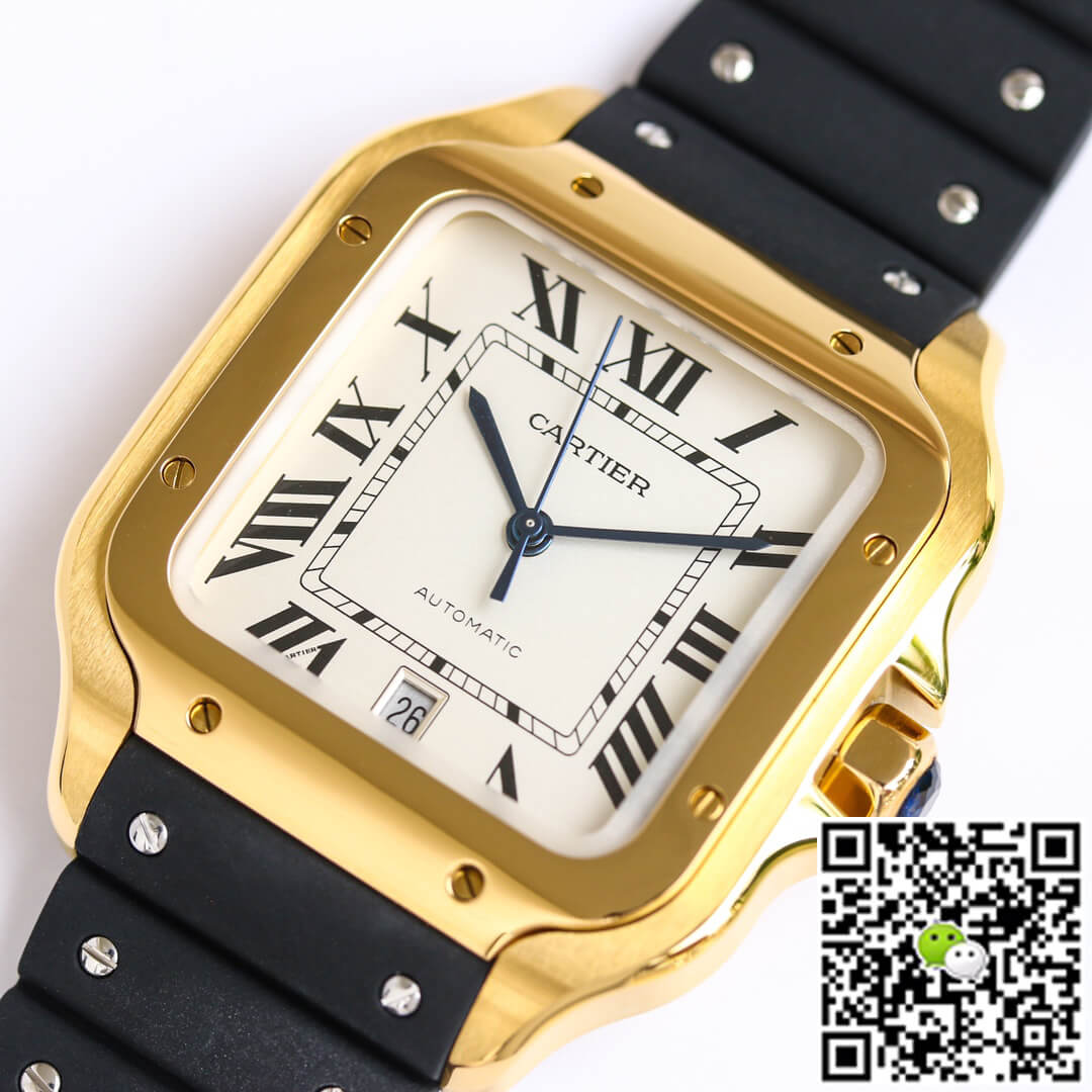 Replica Ca*t1er Santos WGSA0009 1:1 Best Edition GF Factory V2 Yellow Gold