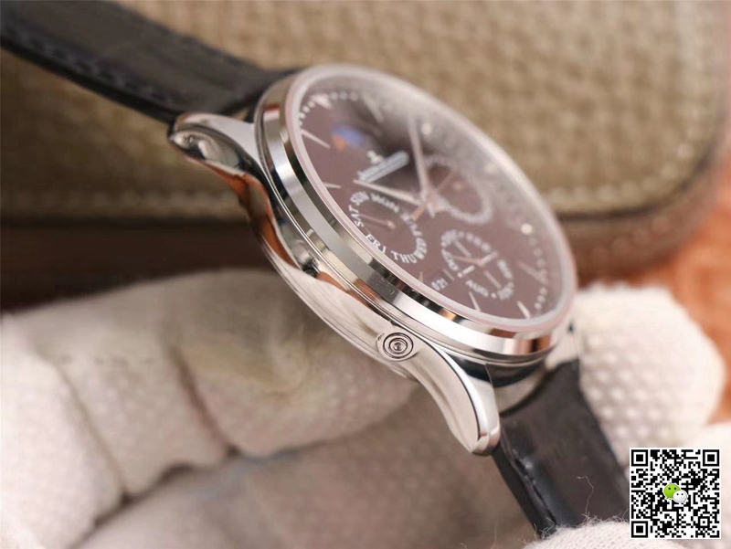 Replica Jaeger LeCoultre Master Ultra Thin 1308470 1:1 Best Edition V9 Factory Black Dial Swiss ETA868