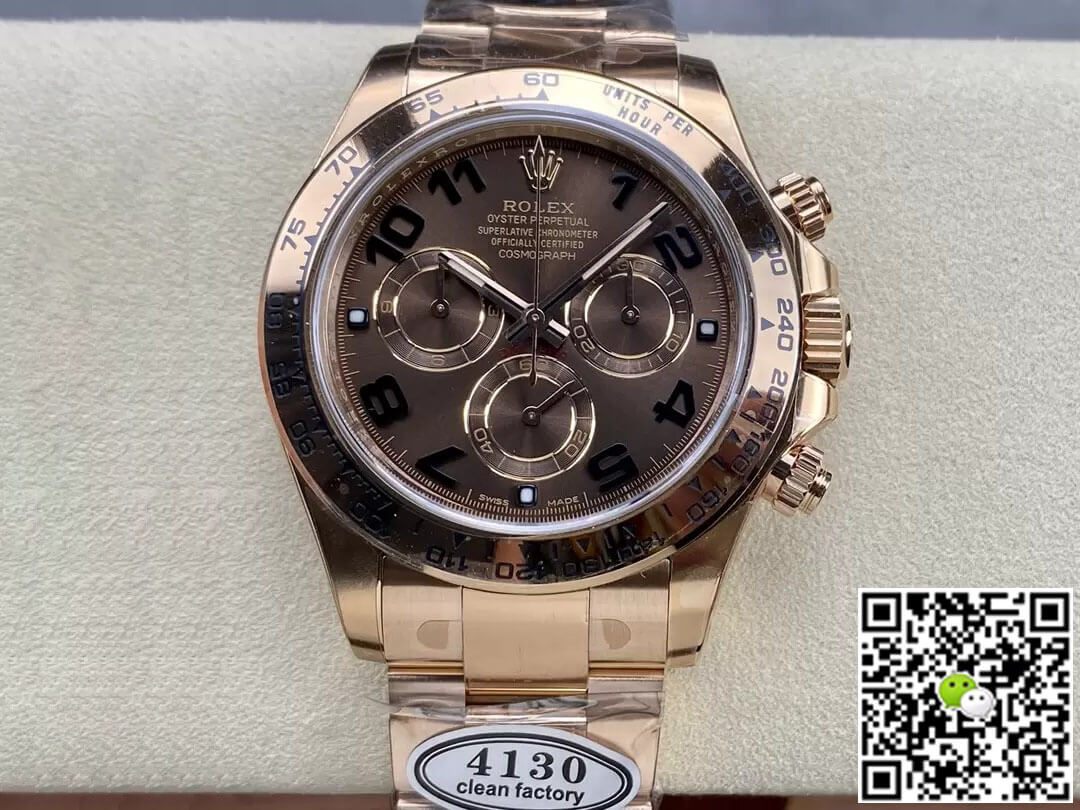 Replica R01ex Cosmograph Daytona M116505-0011 1:1 Best Edition Clean Factory Rose Gold