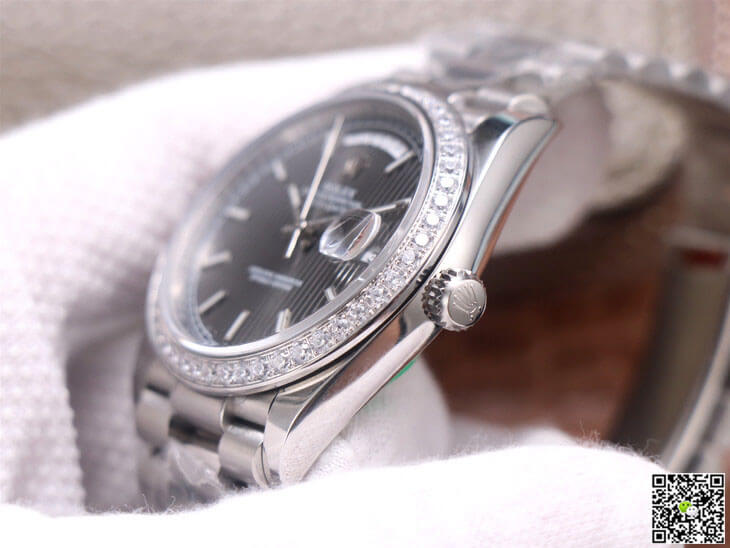 Replica R01ex Day Date M228349RBR-0008 1:1 Best Edition EW Factory Grey Dial