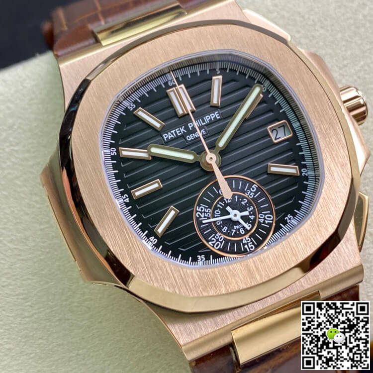 Replica Pat*k Phi1i*pe Nautilus 5980 1:1 Best Edition 3K Factory V2 Black Dial