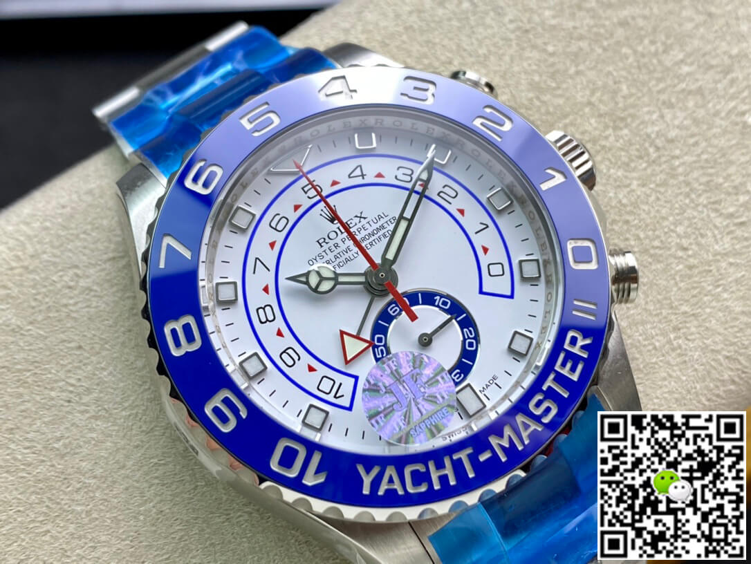 Replica R01ex Yacht-Master M116680-0002 1:1 Best Edition JF Factory White Dial
