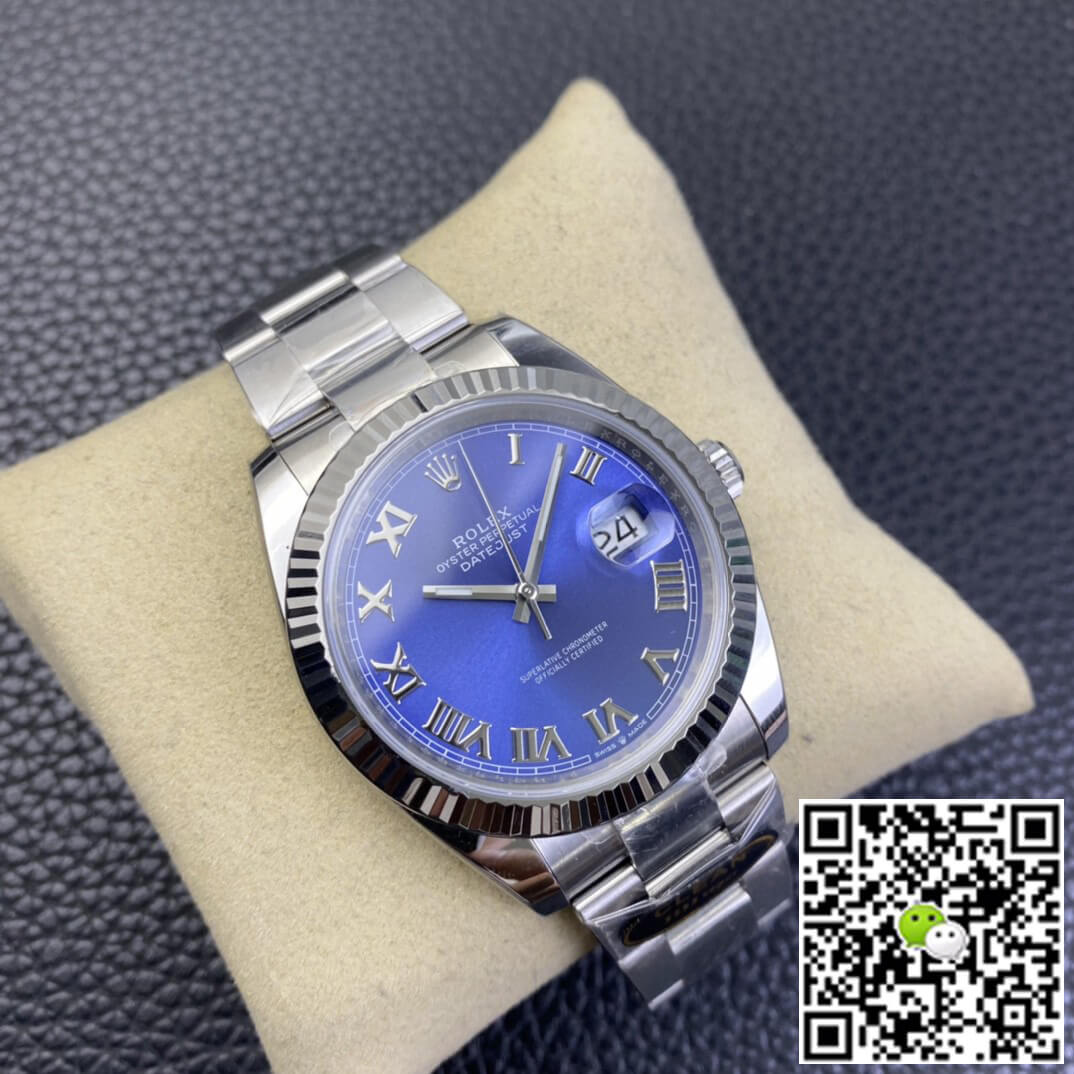 Replica R01ex Datejust M126334-0025 1:1 Best Edition Clean Factory Blue Dial