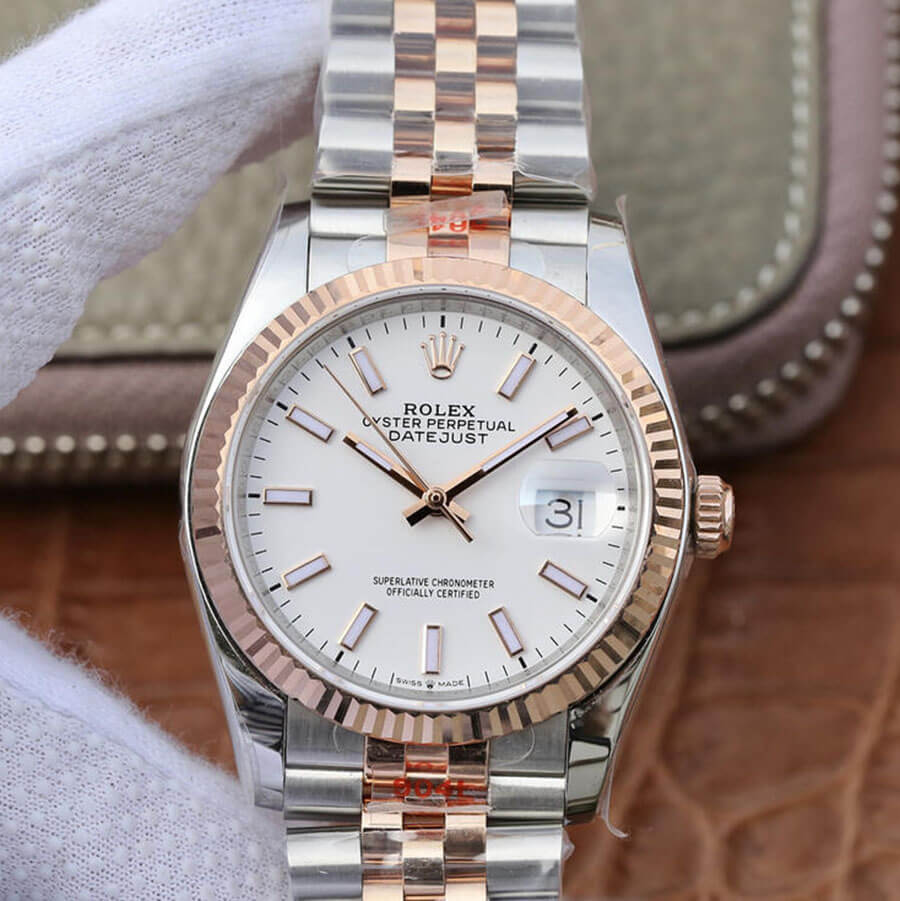 Replica R01ex Datejust M126231-0017 36MM 1:1 Best Edition GM Factory White Dial