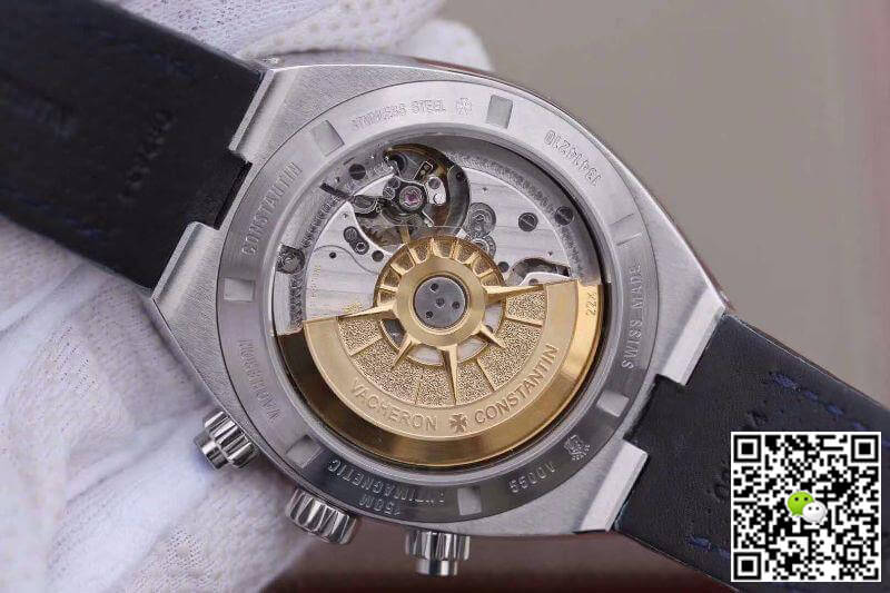 Vacheron C0nstan1n Replica Overseas 5500V/110A-B148 8F Factory 1:1 Best Edition Swiss ETA7750 Blue Dial