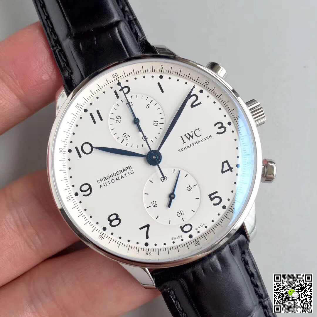 IWC Replica Portuguese IW371602 YL Factory 1:1 Best Edition Swiss ETA69355 White Dial