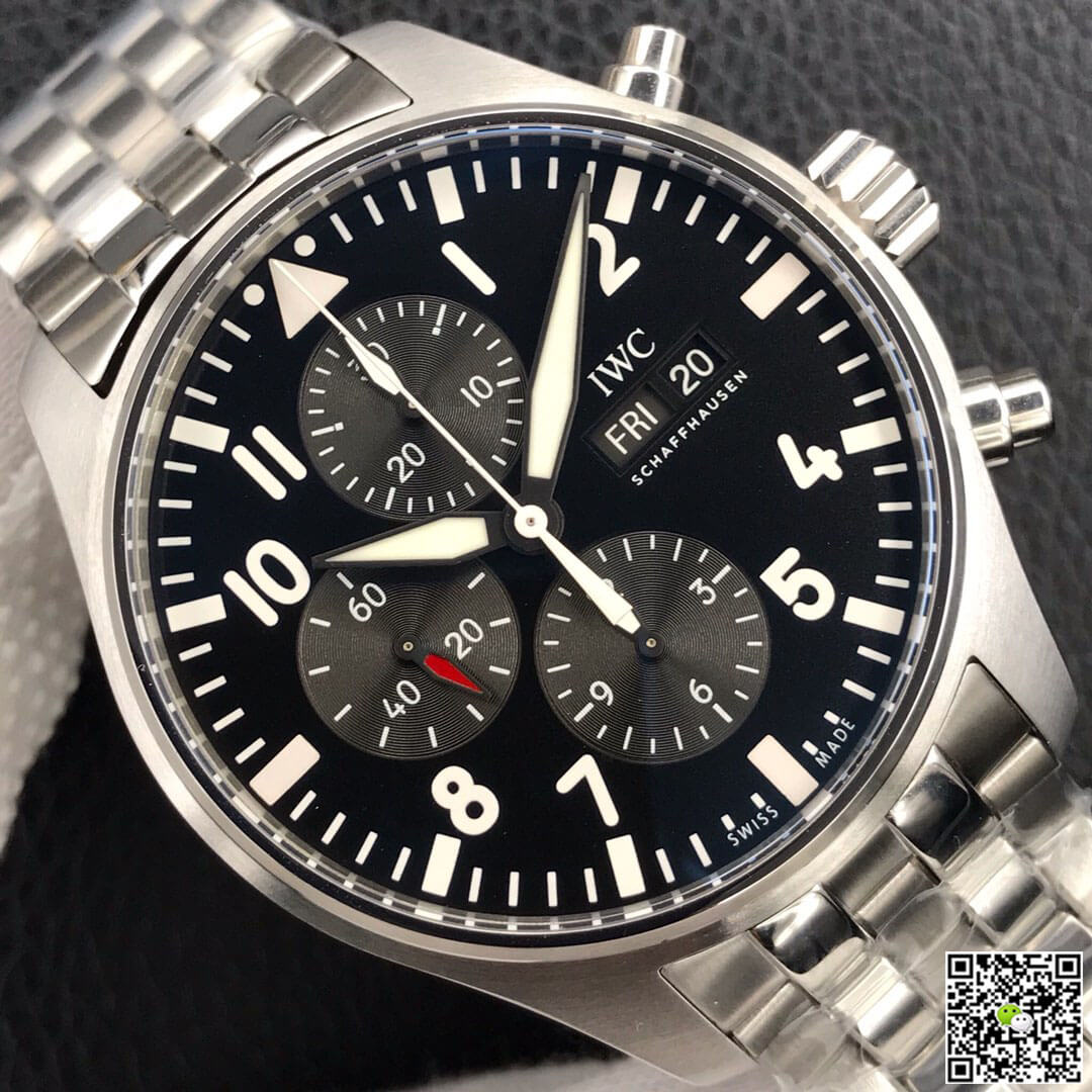 Replica IWC Pilot IW377710 1:1 Best Edition ZF Factory Black Dial